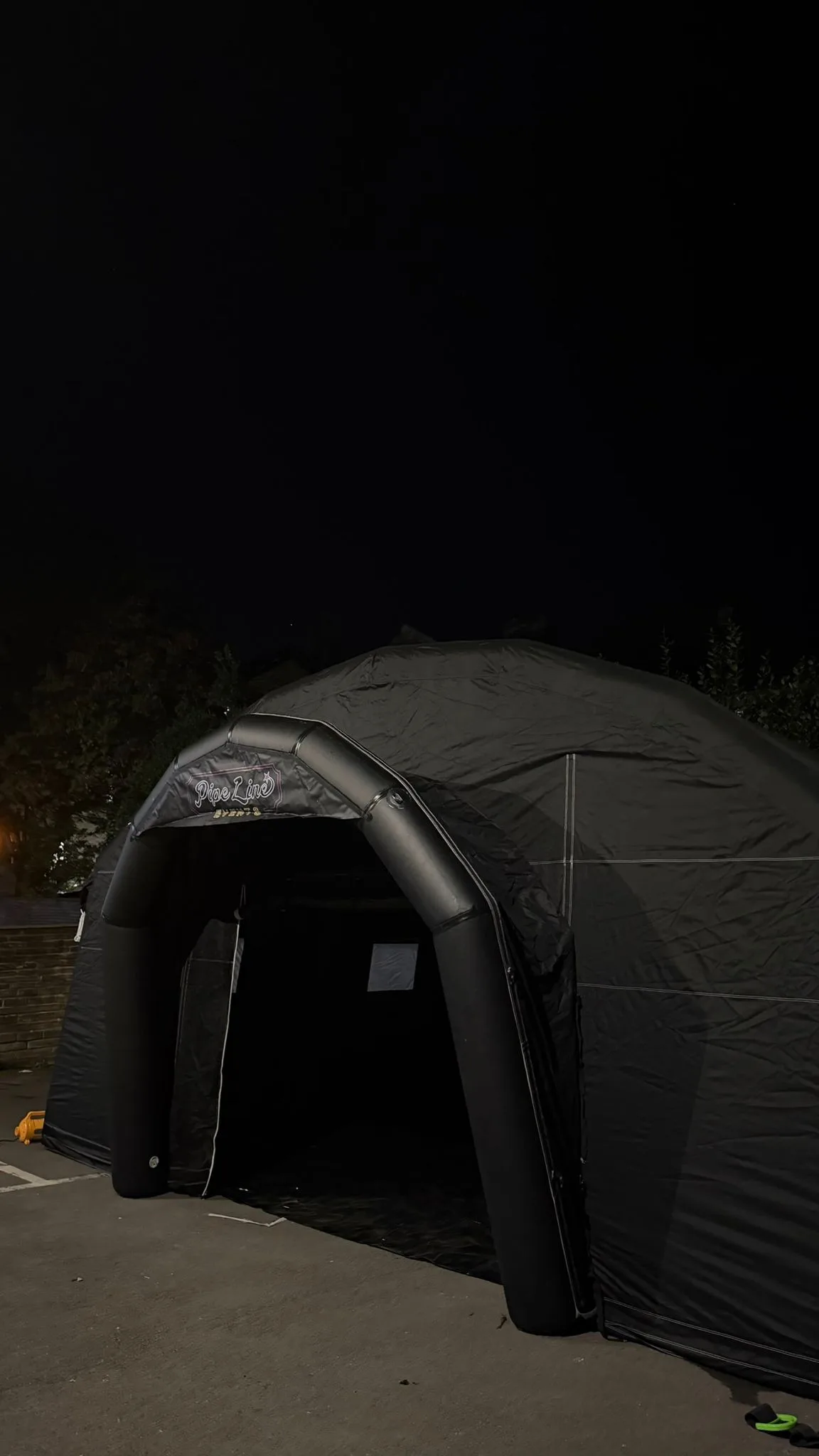 Marquee exterior at night